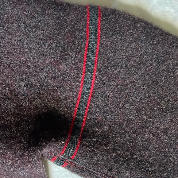 Mercer & Madison Vintage 100% Wool Cardigan Woman’s M Brown/Red - Picture 4 of 6